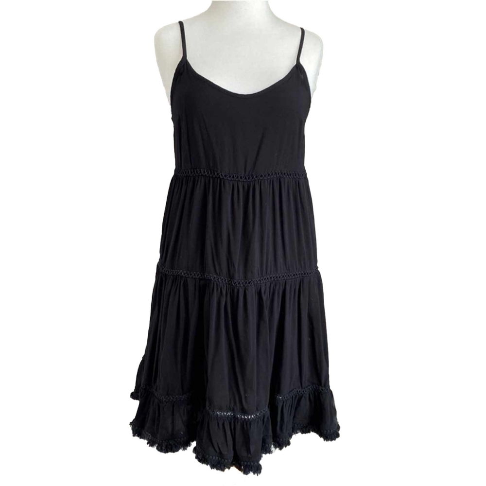 Massimo Black Summer Cami Dress Size XL CoverUp